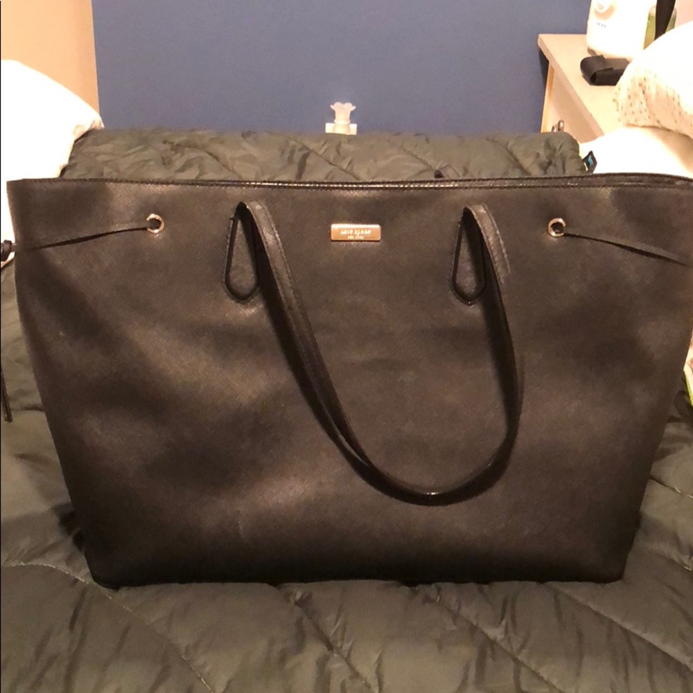 Kate Spade Black Saffiano Tote